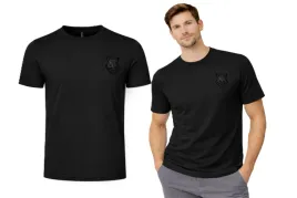 t-shirt-koszulka-meska-czarna-klasyczna-bawelniana-okragly-dekolt-wygodna
