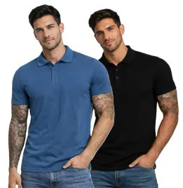 meska-koszulka-polo-2pack-granatowa-czarna-bawelniana-polowka-na-co-dzien