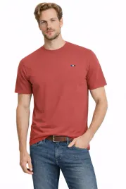 t-shirt-koszulka-meska-id9419-lososiowy-bawelna-prezent-bez-nadruku-basic