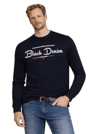 bluza-meska-granatowa-bawelniana-sportowa-bez-kaptura-bawelna-logo-nadruk