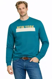 bluza-meska-202176-turkusowa-bawelniana-bez-kaptura-bawelna-prezent-modna