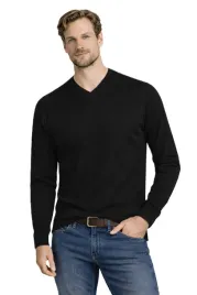 sweter-meski-v-neck-id9302-czarny-welniany-w-serek-elegancki-klasyczny
