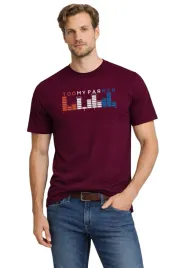 t-shirt-koszulka-meska-3008-bordowy-bawelniana-wygodna-bordowa-modna