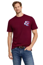 t-shirt-koszulka-meska-3003-bordowy-bawelniana-wygodna-bordowa-modna