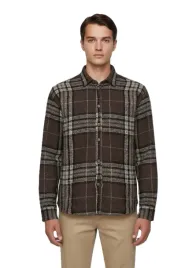koszula-meska-9002-brazowa-czarna-casual-wygodna-w-krate-codzienna