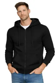 bluza-meska-z-kapturem-68b2008-3-czarna-rozpinana-bawelniana-hoodie