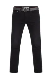 spodnie-jeansowe-meskie-pasek-ka6195-czarne-bawelniane-zestaw-jeansy-30