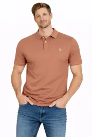 u-s-polo-assn-koszulka-meska-polo-mup3312-l90-jasnobrazowa-bawelniana