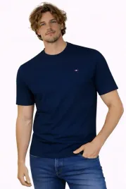 t-shirt-koszulka-meska-3041-granatowa-bawelniana-basic-okragly-dekolt