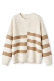 guido-maria-kretschmer-sweter-damski-gmk-1023-02523-bezowy-welniany