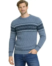 sweter-meski-ws7128-niebieski-welniany-cieply-wygodny-okragly-dekolt