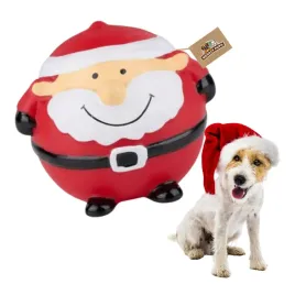 zabawka-dla-psa-swiateczna-mikolaj-gumowa-pilka-santa-piszczaca-na-swieta