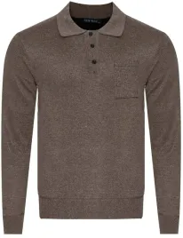 sweter-meski-n535-brazowy-klasyczny-elegancki-polo-kolnierzyk-modny