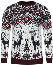 sweter-meski-2310-bordowy-swiateczny-prezent-na-swieta-cieply-welniany