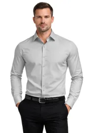 espada-koszula-meska-0758s-szara-elegancka-60-40-wizytowa-slim-fit