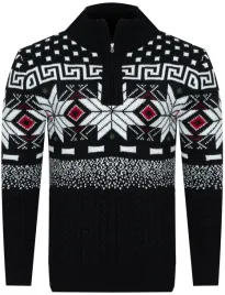 sweter-meski-polgolf-lorrandmen-4-czarny-norweski-welniany-cieply-na-swieta
