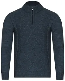 sweter-meski-polgolf-8157-indigo-welniany-cieply-klasyczny-zimowy-zamek-xl