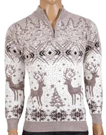 sweter-meski-swiateczny-zimowy-norweski-wzor-renifery-stojka-na-prezent-2xl