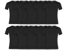 10-sztuk-koszulka-damska-t-shirt-promodoro-3400a-czarna-bluzka-dobra-jakosc