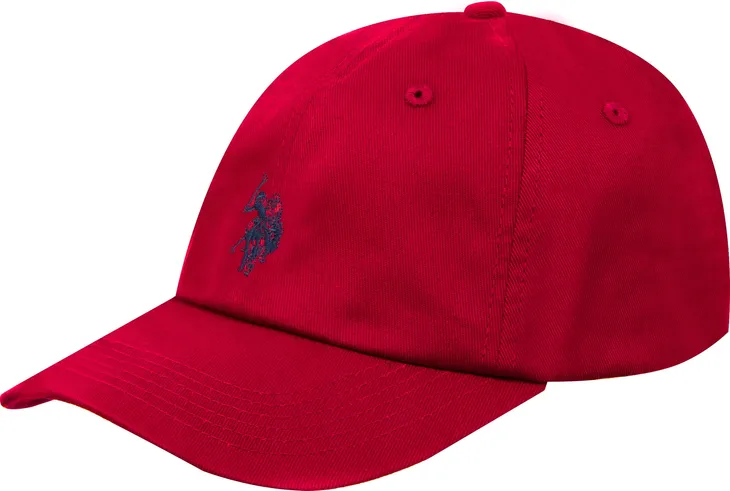 U.S. POLO ASSN. - CZAPKA Z DASZKIEM CAP 180 67835 45280 155 czapka czerwona