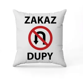 biala-poduszka-swiateczna-z-nadrukiem-prezent-zakaz-zawracania-dupy-imie