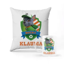 zestaw-kubek-poduszka-psi-patrol-rocky-imie