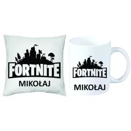zestaw-prezent-poduszka-kubek-fortnite-imie