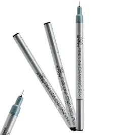 cienkopis-kreslarski-pointliner-003-mm-czarny-cienkopisy-zestaw-3-sztuki