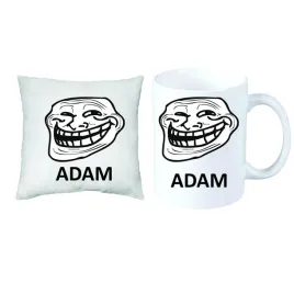 trollface-mem-zestaw-prezent-poduszka-kubek-imie