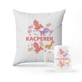 zestaw-poduszka-kubek-do-przedszkola-dinozaury