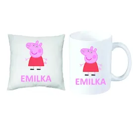 swinka-peppa-zestaw-prezent-poduszka-kubek-imie
