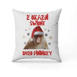 biala-poduszka-swiateczna-z-nadrukiem-prezent-janusz-nosacz-meme-imie-11