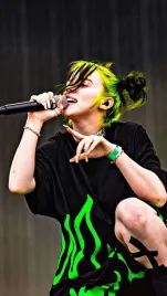 obraz-na-plotnie-canvas-billie-eilish-piosenkarka-100x70-cm