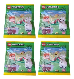 lego-minecraft-minifigure-polybag-4x-alex-baby-llama-and-bee-662308