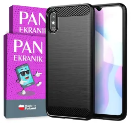 etui-na-telefon-xiaomi-redmi-9a-carbon-wzmocnione-pancerne-szklo