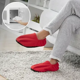kapcie-domowe-do-podgrzewania-w-mikrofalowce-innovagoods-czerwony