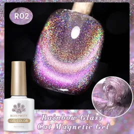 born-pretty-rainbow-glass-cat-eye-lakier-magnetyczny-holo-rainbow-r02