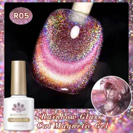 born-pretty-rainbow-glass-cat-eye-lakier-magnetyczny-holo-rainbow-r05
