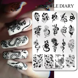 nicole-diary-blaszka-do-stempli-x018-waz-kwiaty