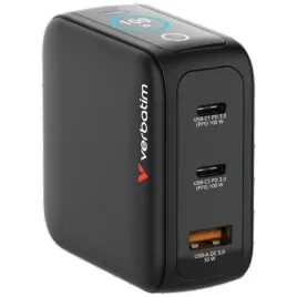 ladowarka-sieciowa-verbatim-mini-gan-100w-2xusb-c-pd-1x-usb-a-qc-adapte