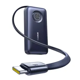 powerbank-baseus-enercore-cr11-10000mah-45w-ze-zwijanym-kablem-usb-c-czar