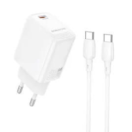 ladowarka-sieciowa-pd-30w-usb-c-borofone-z-kablem-biala