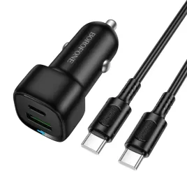 borofone-ladowarka-samochodowa-bz34b-cloud-usb-typ-c-qc-3-0-pd-38w-z