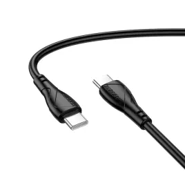 borofone-kabel-bx121-energy-typ-c-na-typ-c-pd-60w-1-metr-czarny