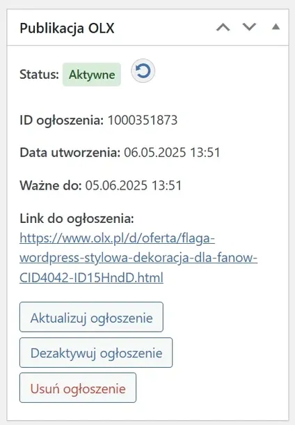 wordpress-olx-integracja-woocommerce-stan-opakowania-oryginalne-stan-nowy
