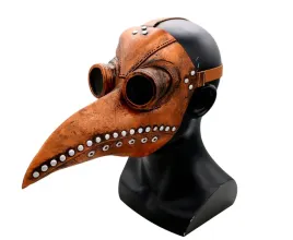 maska-plague-doctor-dzuma-ptak-smierc-doktor-plagi-zaraza-halloween-brazowa