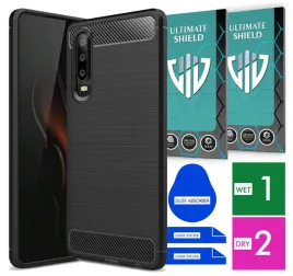 etui-na-telefon-huawei-p30-pro-carbon-pancerne-szklo-ochronne