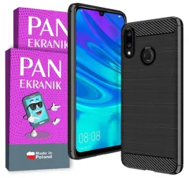 etui-na-telefon-huawei-p-smart-2019-carbon-wzmocnione-pancerne-szklo