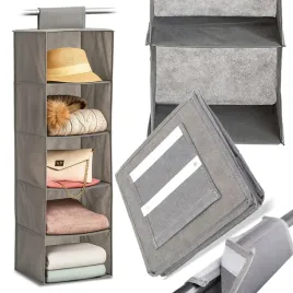 organizer-wiszacy-do-szafy-na-ubrania-buty-czapki-regal-5-polek-tekstylna