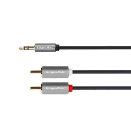 zlacze-jack-wt-35st-2xrca-3m-krugerandmatz-basic-km1216